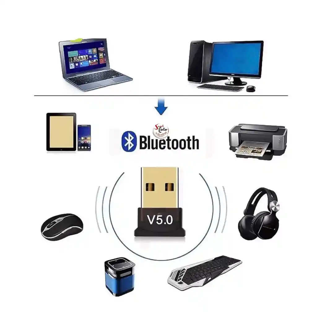 Bluetooth Para Computador, Emisor, Receptor, Version 5.0