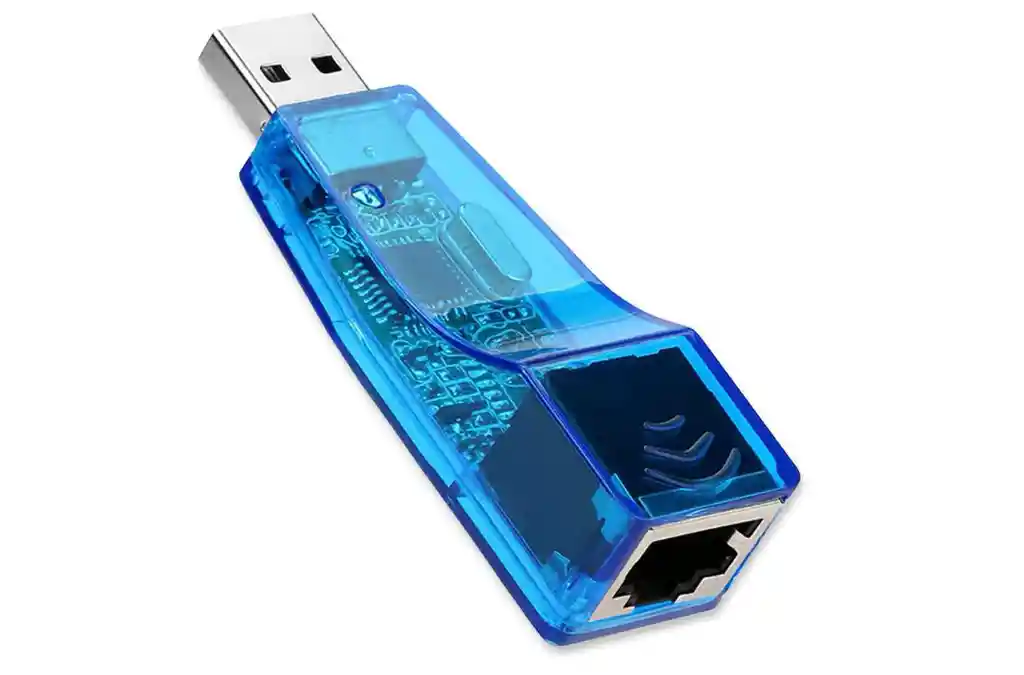 Tarjeta De Red Usb 2.0 A Rj45 Azul Lan 10/100mbps Pc Portátil