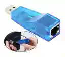 Tarjeta De Red Usb 2.0 A Rj45 Azul Lan 10/100mbps Pc Portátil