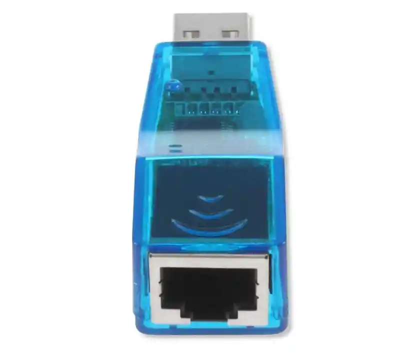 Tarjeta De Red Usb 2.0 A Rj45 Azul Lan 10/100mbps Pc Portátil