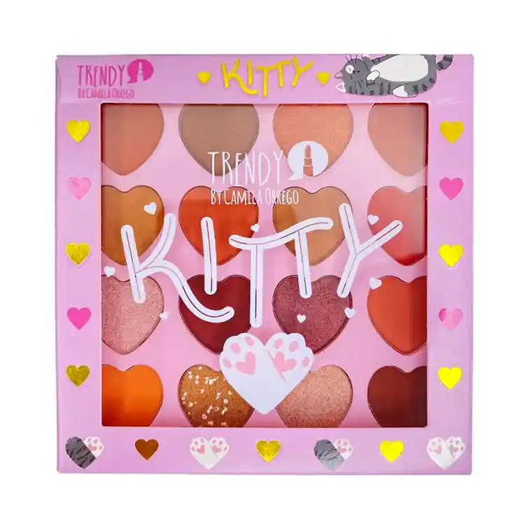  Paleta Sombras Kitty TRENDY 