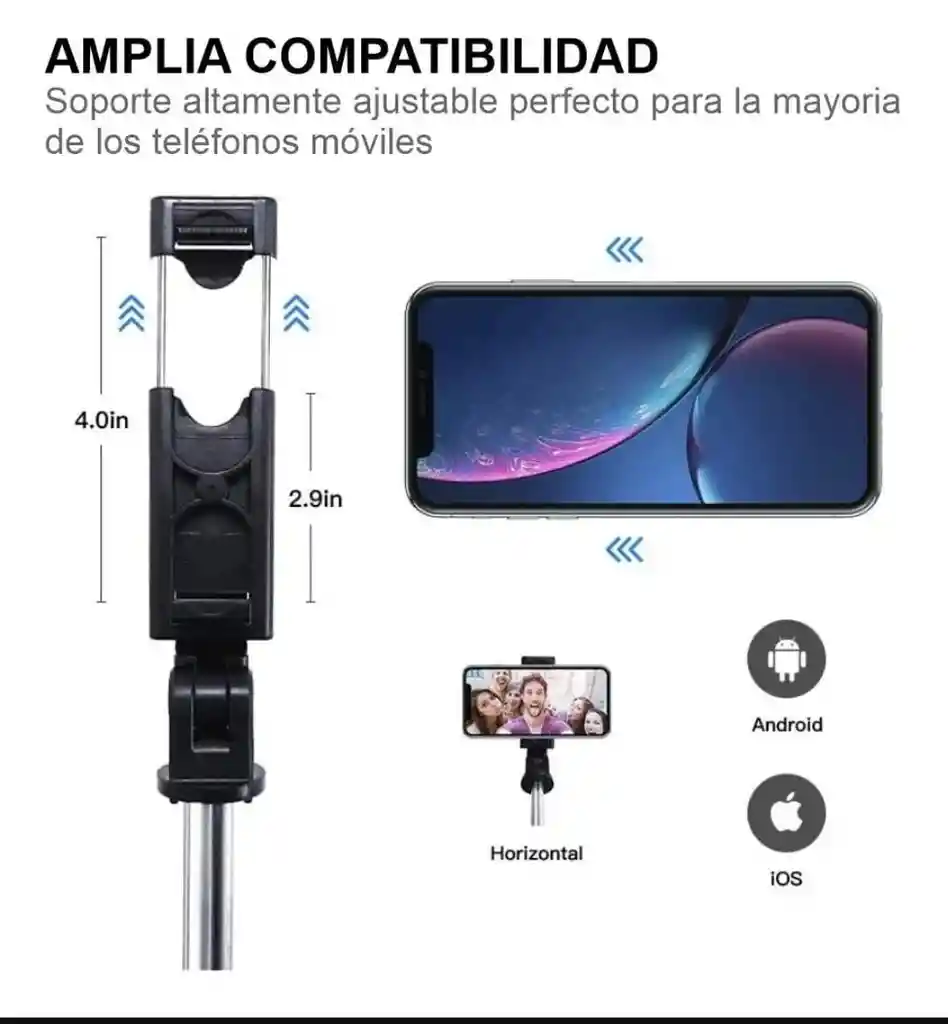 Tripode Universal Selfie Bluetooth