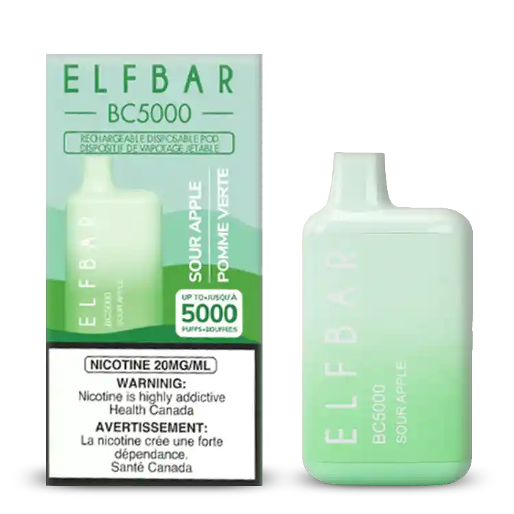 Elfbar Vap Sour Apple 5000puff