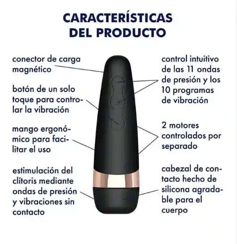 Satisfyer Pro 3+ Succionador Del Clitoris + Obsequio Bichota