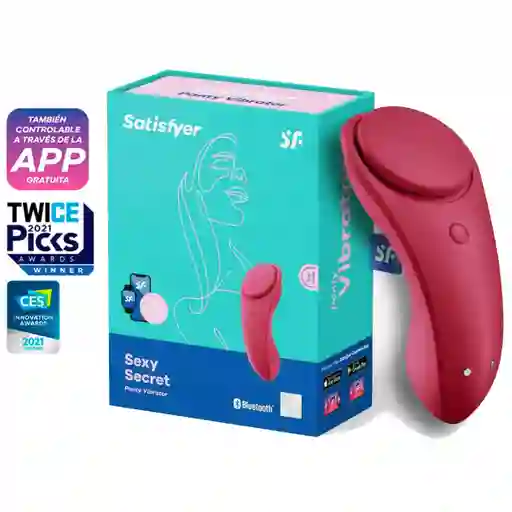 Satisfyer Sexy Secret Panty Vibrador Estimulador De Clitoris + Obsequio Bichota