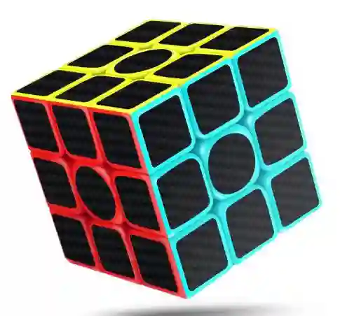 Cubo Rubik De Carbon 3x3x3 Magic Cube