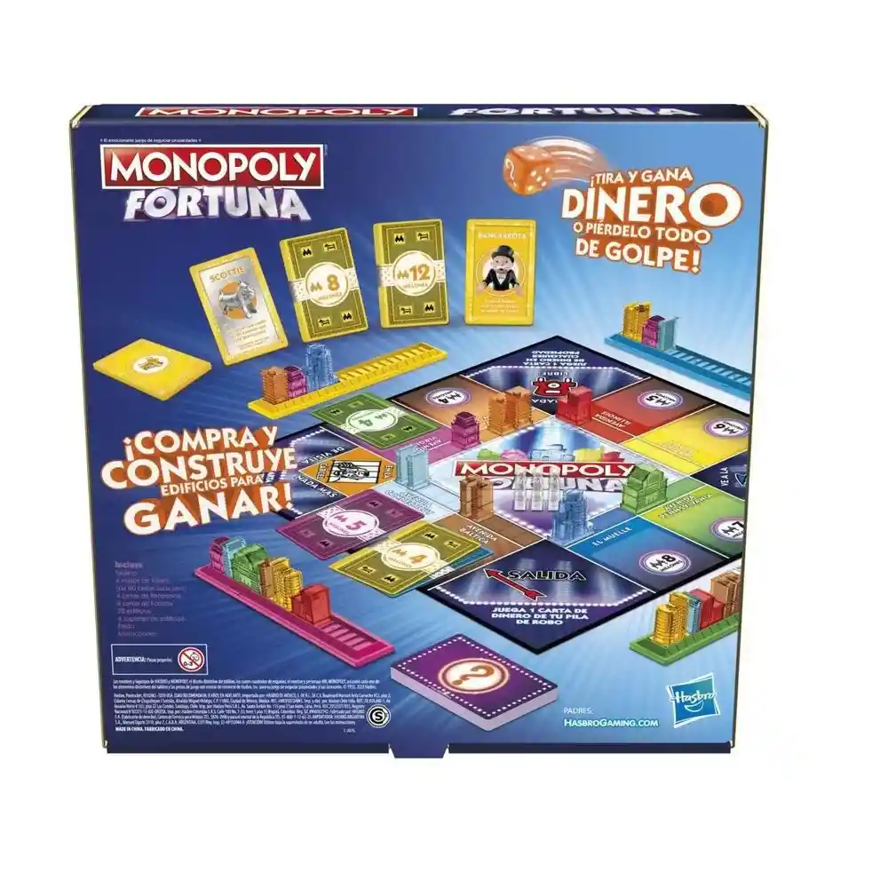 Juego De Mesa Monopoly Fortuna Hasbro