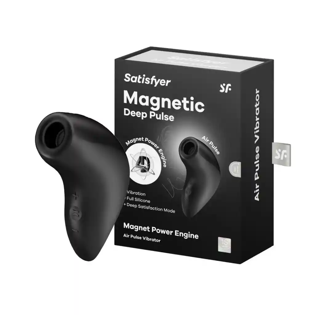 Estimulador Magnetic Deep Pulse Black Satisfyer