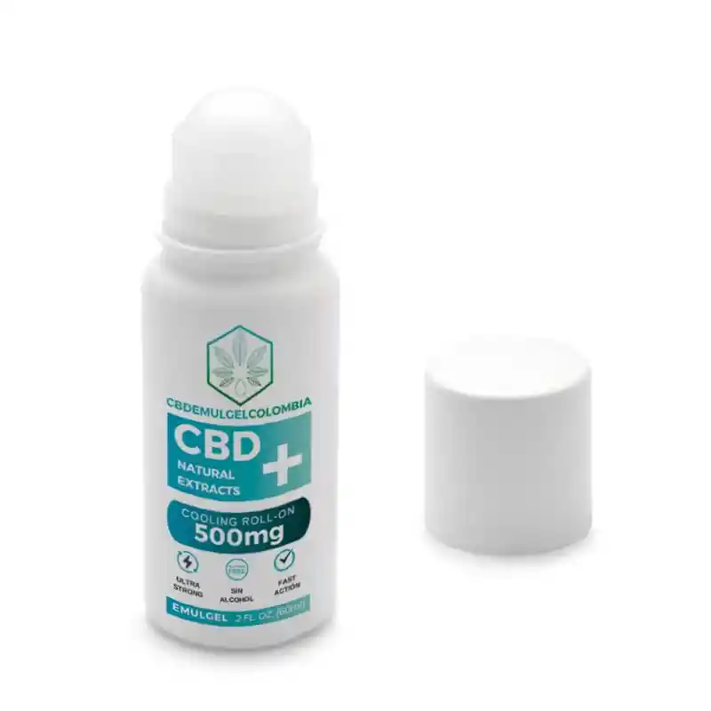 Gel Cbd Frió Calor Presentación Roll-on. Relajante Y Calmante De 60g 500mg De Cbd+ Menthol Con Extractos De Plantas Calendula, Aloevera,romero, Mentha Ppeperita, Entre Otros - Roll-on Cbd 500mg + Aloevera Romero Calendula