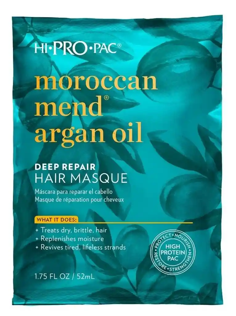  Mascarilla Capilar Intensiva Aceite Argan Marroqui Hi Pro PAC Original 