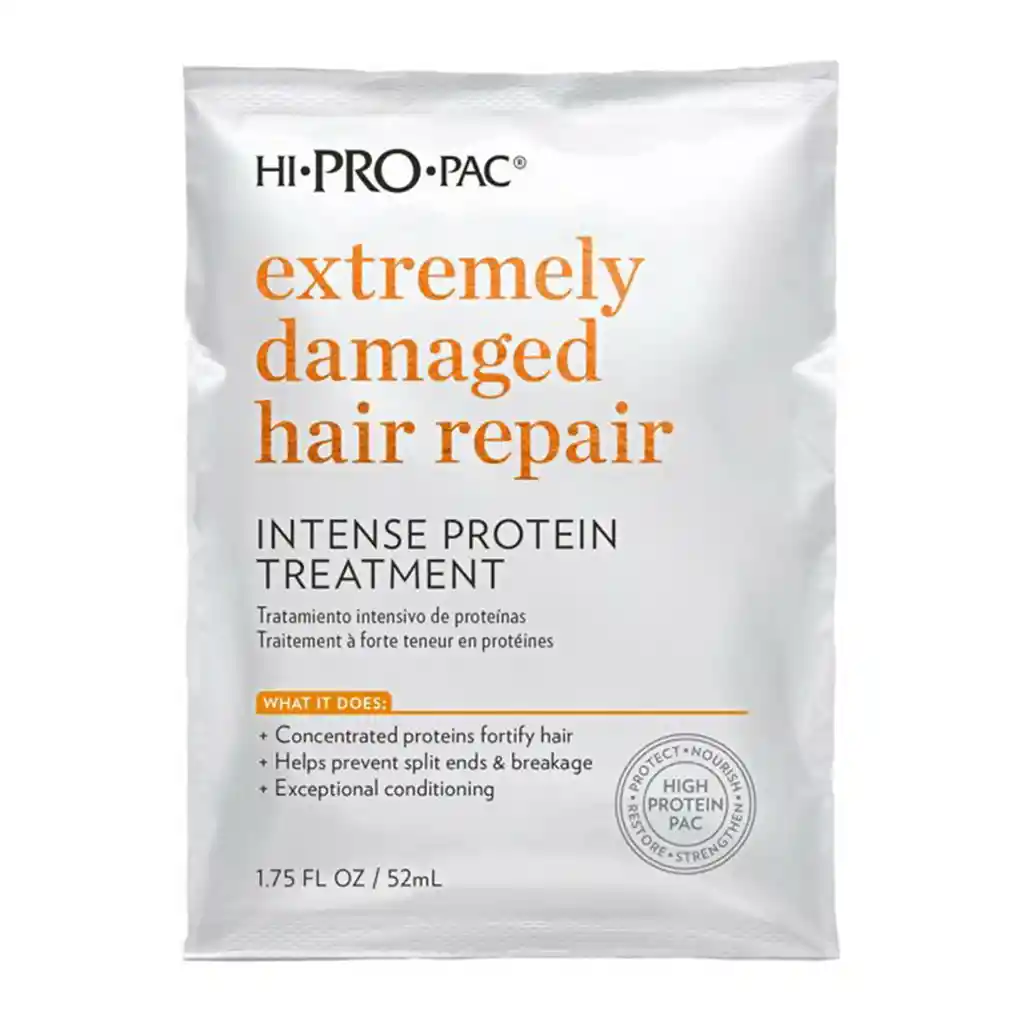  Mascarilla Capilar Cabello Dano Extremo Hi Pro PAC 52 Ml Original 