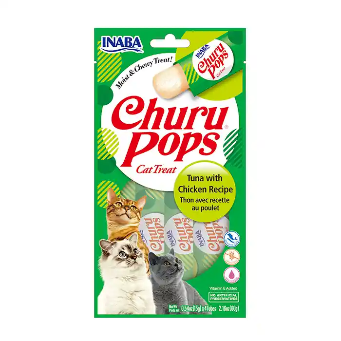 Churu Pops Atún Con Pollo Para Gatos