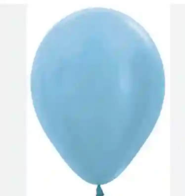 R-12 Bombas Globos Satin Azul X12 Und