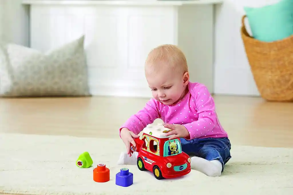 Juguete Carro De Clasificación De Figuras Con Sonidos Niño Niña