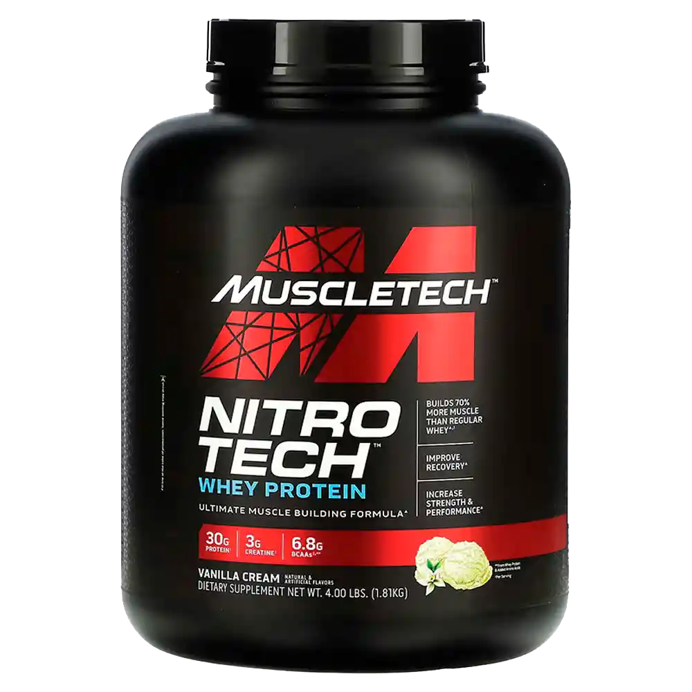 Nitro Tech Whey Protein 4lb Cookies And Cream