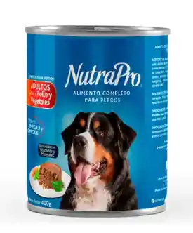 Nutrapro Perro Adulto Sabor A Pollo Y Vegetales X 400 Gr