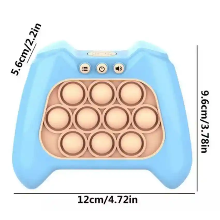 Consola De Juegos Quick Push Bubbles Regalo Para Niños Color Blanco