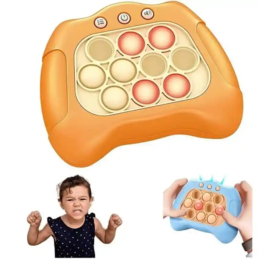 Consola De Juegos Quick Push Bubbles Regalo Para Niños Color Blanco