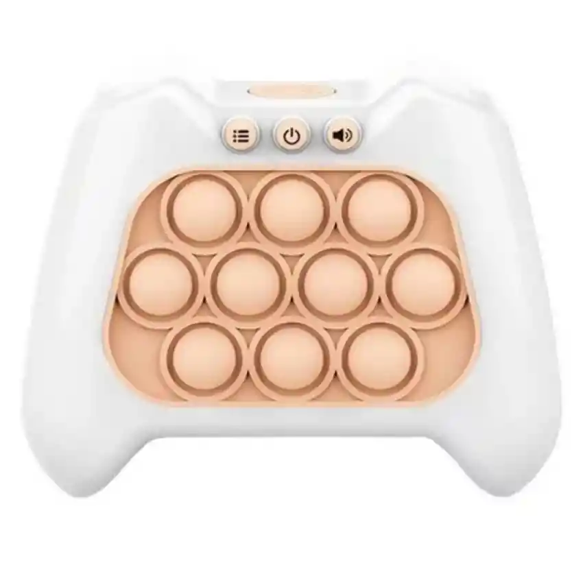 Consola De Juegos Quick Push Bubbles Regalo Para Niños Color Blanco