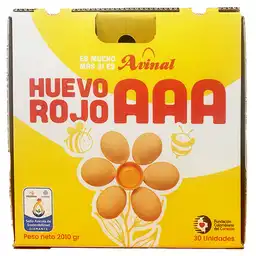 Avinal Huevos Frescos Rojos Tamaño AAA