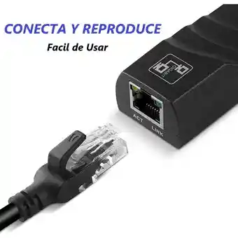 Adaptador Convertidor Usb Tipo C A Ethernet Rj45 Red Gigabit Lan