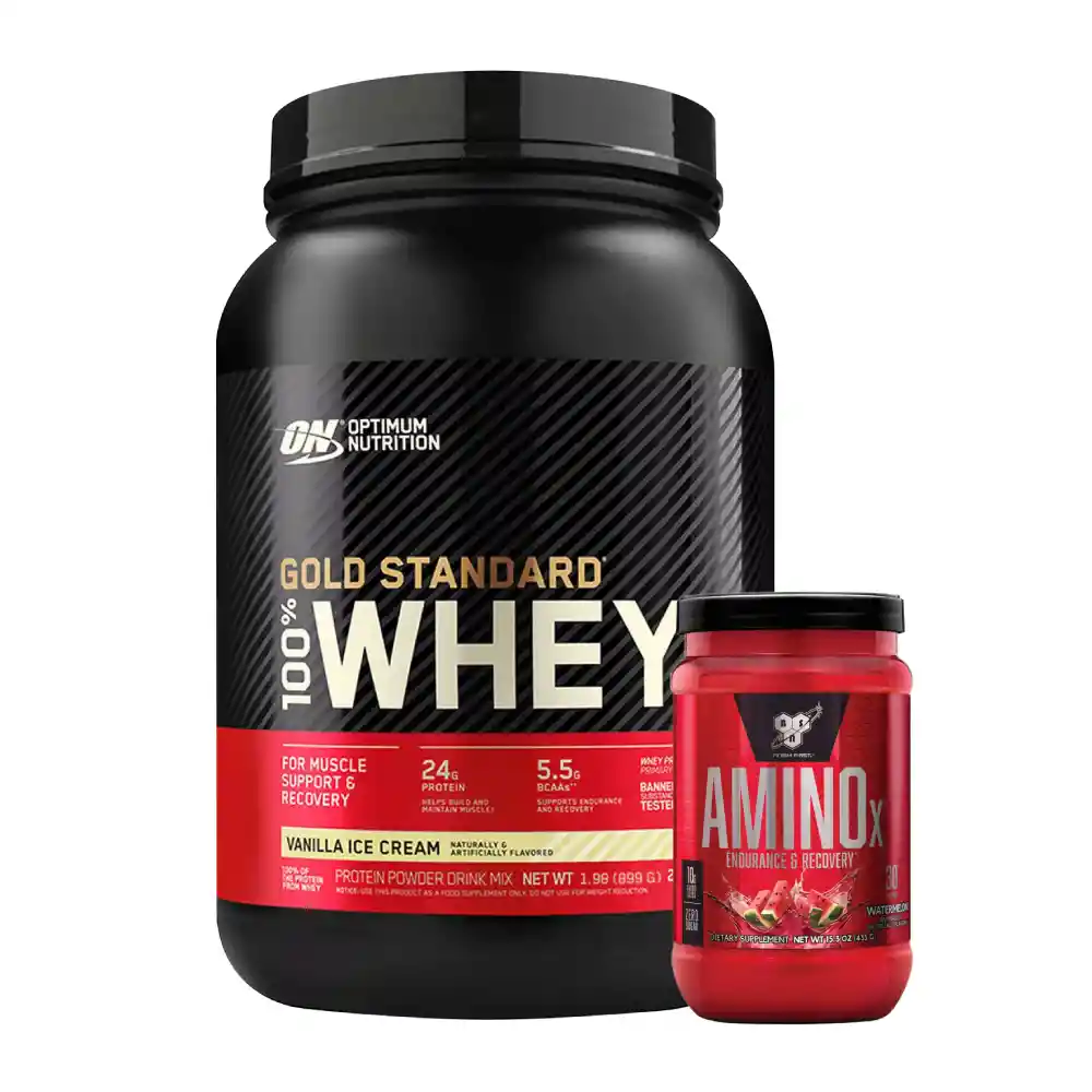 Gold Standard 2 Lb + Aminox 30 Serv