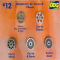 Disco Bbg Para Molino De Carne #12 Corte 4,5mm