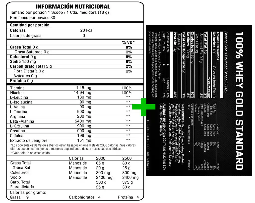 Gold Standard 100% Whey 5 Lb + Pre Morfosis 30 Serv