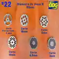 Disco Bbg Para Molino De Carne #22 Corte 16mm