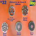 Disco Bbg Para Molino De Carne #32 Corte 3mm