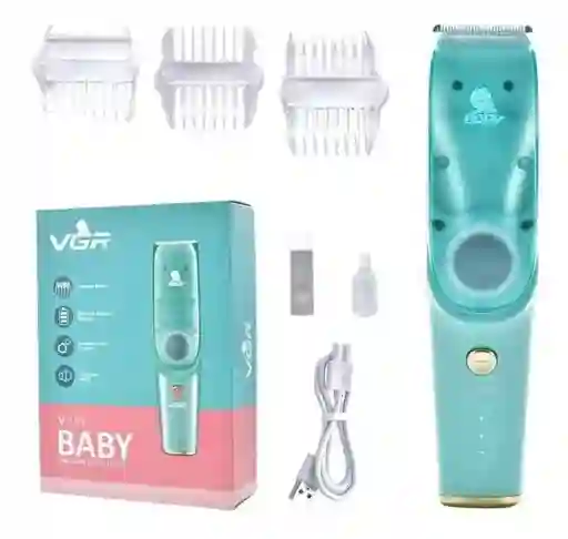  Maquina Corta Pelo Bebe VGR V151 Patillera Ultra Silenciosa 