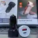 Cargador De Carro Carga Rápida Pd20w + Qc3.0 Para Celular Doble Línea