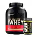 Gold Standard 100% Whey 5 Lb + Crea Stack 1.3 Lb