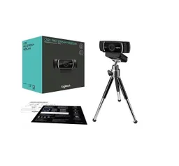 Cámara Web Logitech C922 Pro Full Hd 30fps Color Negro