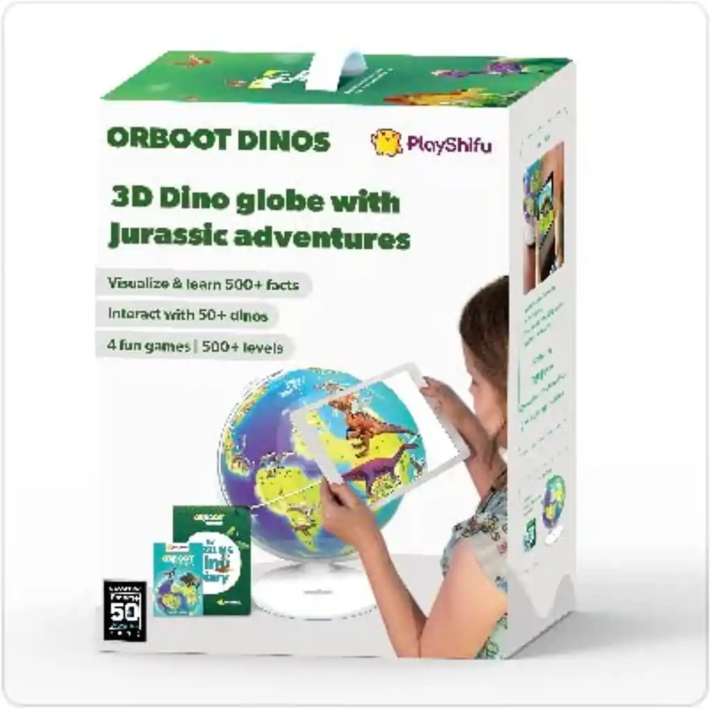 Juego Globo Terráqueo Interactivo De Dinosaurios Para Niños