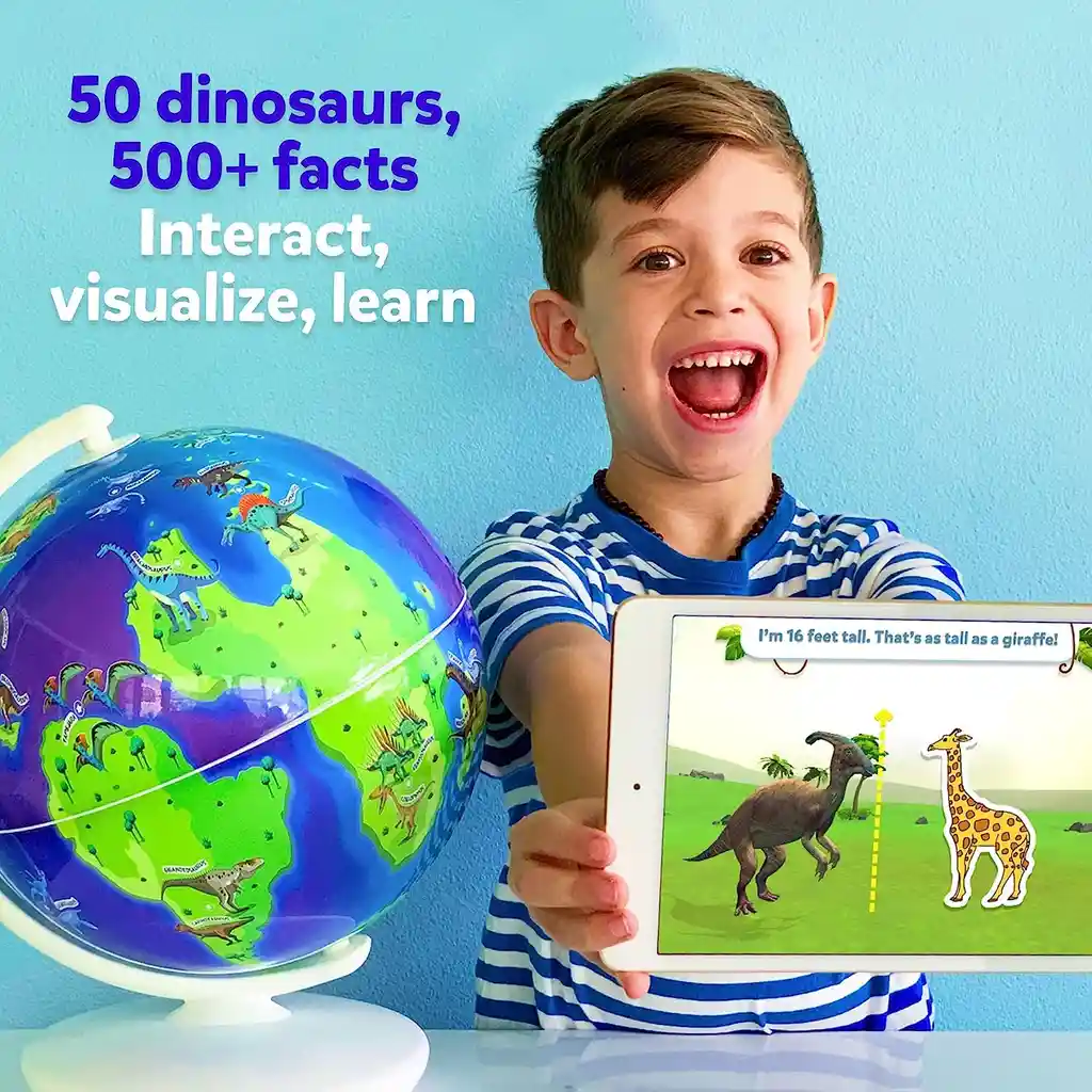 Juego Globo Terráqueo Interactivo De Dinosaurios Para Niños