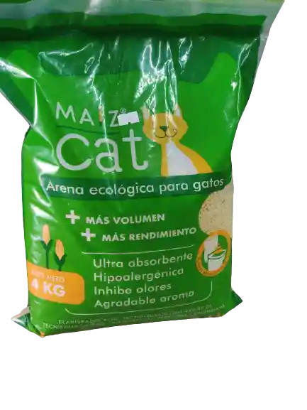 Arena Para Gato Maíz Cat X 4 Kl