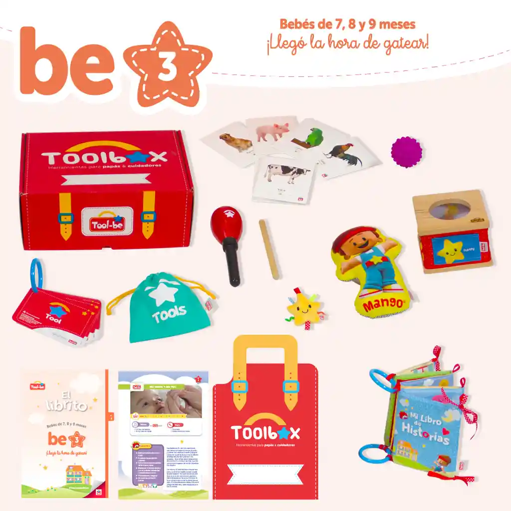 Toolbox Be-3 Bebés De 7, 8 Y 9 Meses | Tool-be