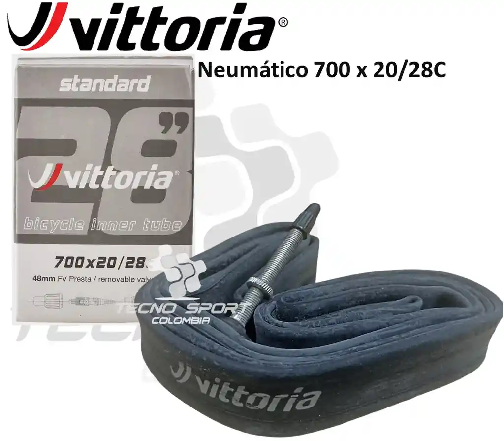 Neumático Vittoria 700 X 25/28 Válvula Removible Bicicleta