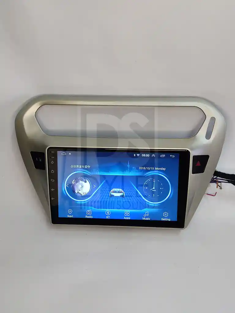 Radio Tipo Original Peugeot 301 Gris Carplay 2gb Ram + 32gb Rom