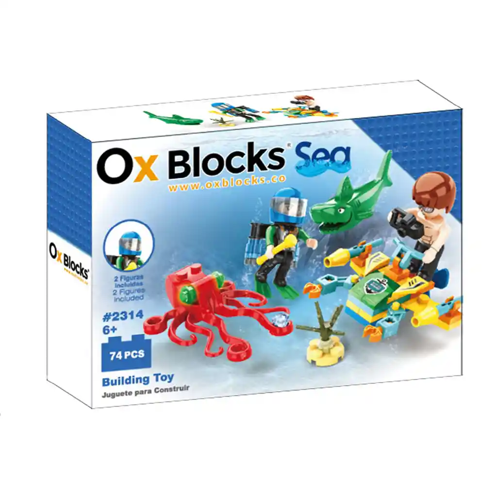 Ox Sea - Bloques De Juguete Para Construir - 2314 74 Piezas