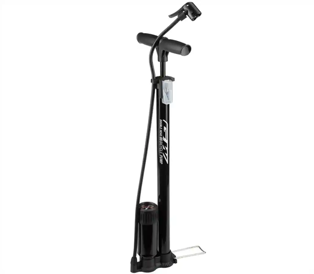 Inflador Bicicleta Bomba Piso Manómetro Válvula Universal