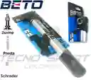 Inflador Beto Bomba Aire Bicicleta 80psi Valvula Inteligente