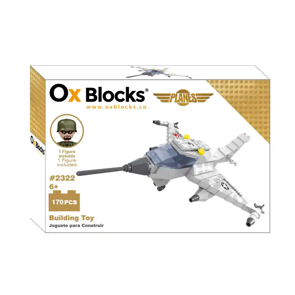 Ox Planes - Bloques De Juguete Para Construir -2322 - 170 Piezas