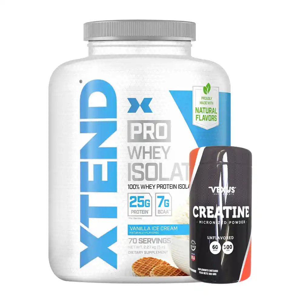 Xtend Pro Whey Isolate 5 Lb + Creatine 300 Gr