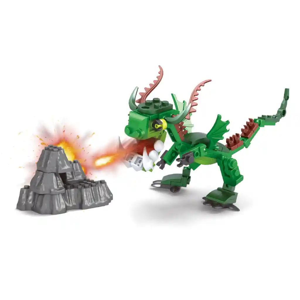  X Dragón  Bloques De Juguete Para Construir  2329  136 Piezas 