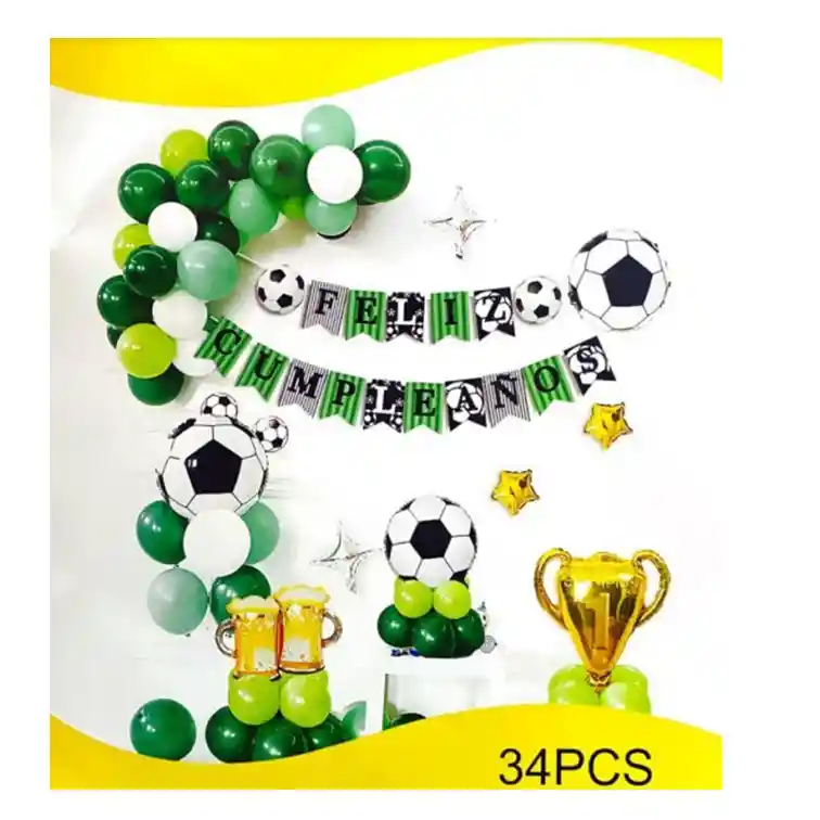 Arco Orgánico Futbol 34 Pcs