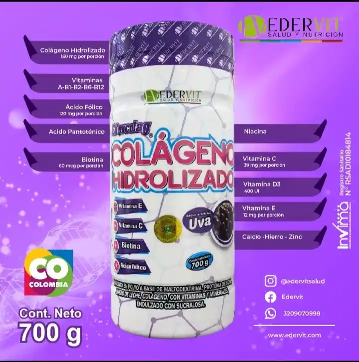 Edercolag Colàgeno Hidrolizado 700g