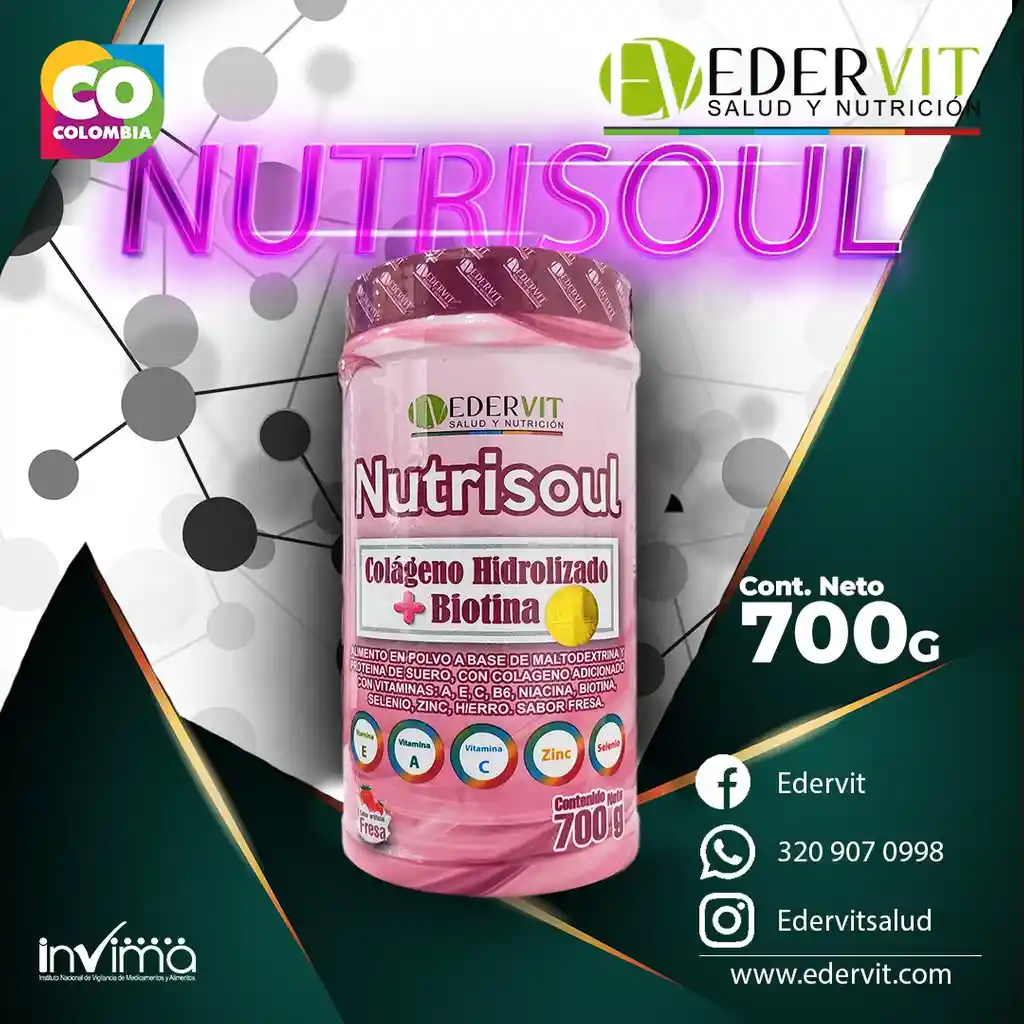 Nutrisoul Colageno+biotina