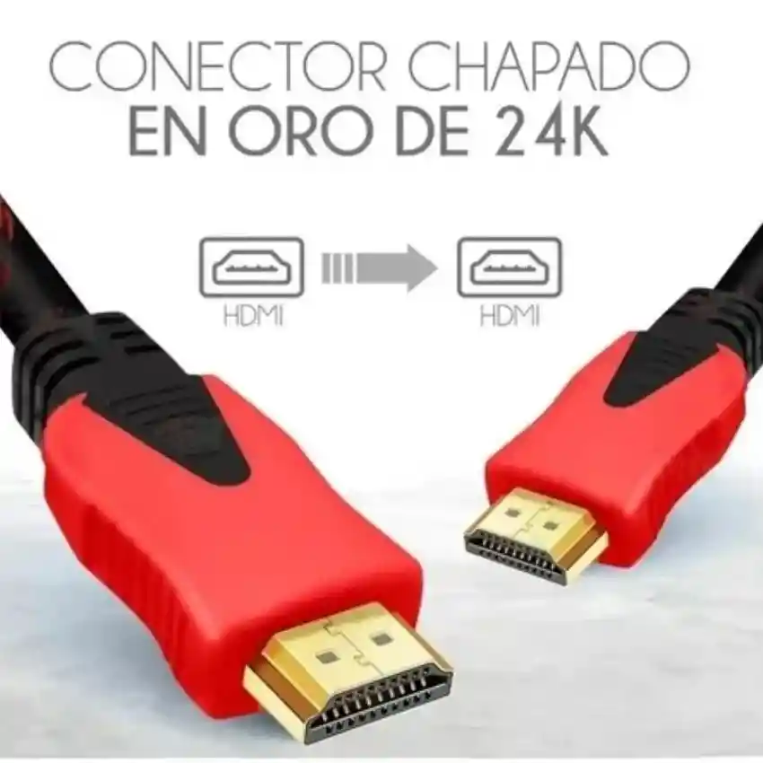 Cable Hdmi 7 Metros Doble Filtro / Mallado 4k